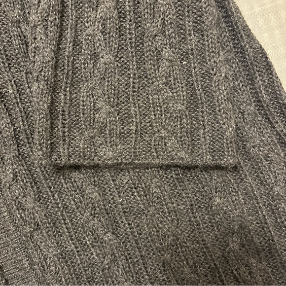 LANE BRYANT 22/24 Long Cardigan Sweater Cable Knit Snowflake Buttons Wool Blend - Picture 12 of 12